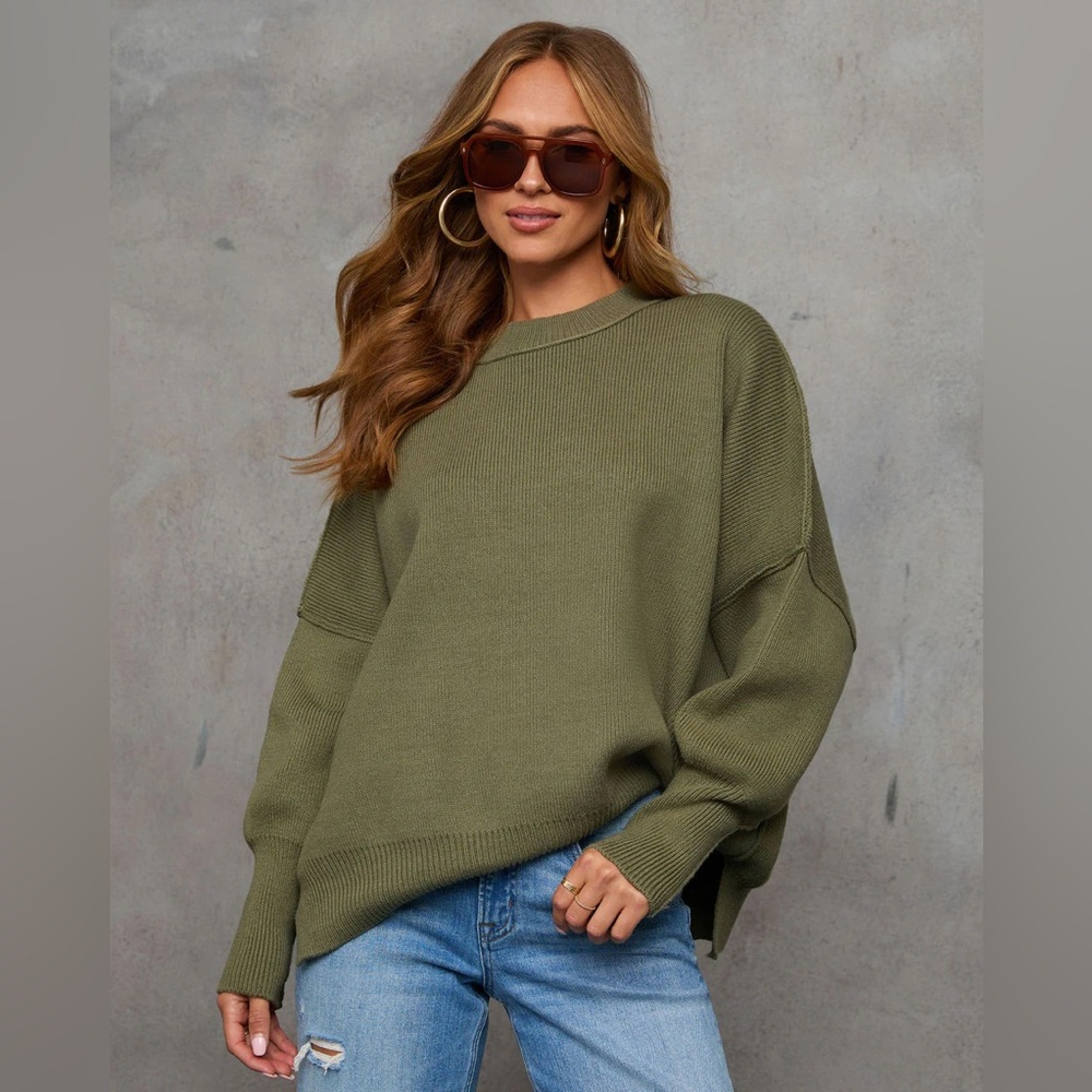 Elouise Knit Oversized Pullover Sweater